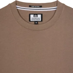 T-Shirts And Vests*Weekend Offender Ryan Large Tonal Prison T-Shirt in Brown