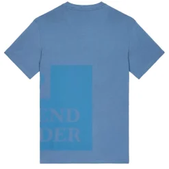 T-Shirts And Vests*Weekend Offender Ryan Large Tonal Prison T-Shirt in Blue