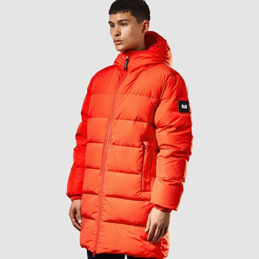 Coats And Jackets*Weekend Offender Sapporo Longline Down Jacket in Orange