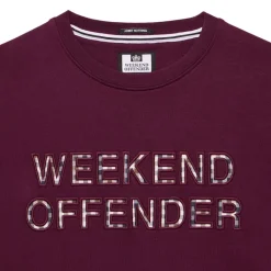 Sweatshirts*Weekend Offender Warwick Crewneck Sweatshirt in Berry