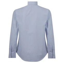 Shirts*Without Prejudice Slim Fit Long Sleeve Shirt in Blue