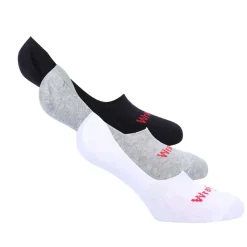 Underwear And Socks*Wrangler 3 Pack of Invisble Socks in Black