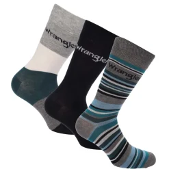 Underwear And Socks*Wrangler 3 Pack of Socks in Grey