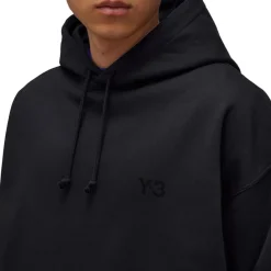 Sweatshirts|Hoodies*Y-3 Brushed Terry Hoodie in Black