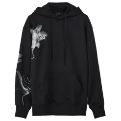 Sweatshirts*Y-3 Graphic French Terry Hoodie in Black