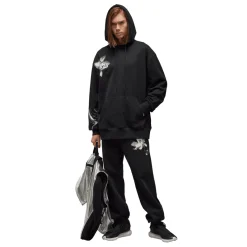 Sweatshirts*Y-3 Graphic French Terry Hoodie in Black