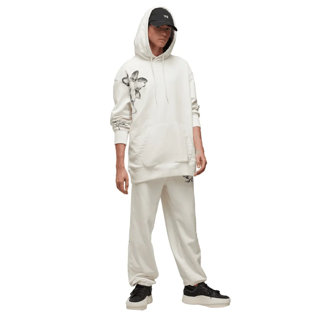 Sweatshirts*Y-3 Graphic French Terry Hoodie in Off White
