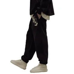 Trousers*Y-3 Graphic French Terry Joggers in Black