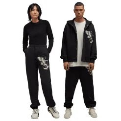 Trousers*Y-3 Graphic French Terry Joggers in Black