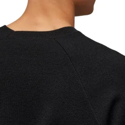 Knitwear|Sweatshirts*Y-3 Logo Knit Crewneck Sweatshirt in Black