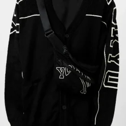 Bags*Y-3 Morphed Lettering Cross Body in Black