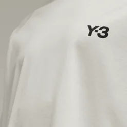 T-Shirts And Vests*Y-3 3-Stripes Long Sleeve T-Shirt in Off White