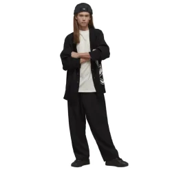 T-Shirts And Vests*Y-3 3-Stripes SS T-Shirt in White Black