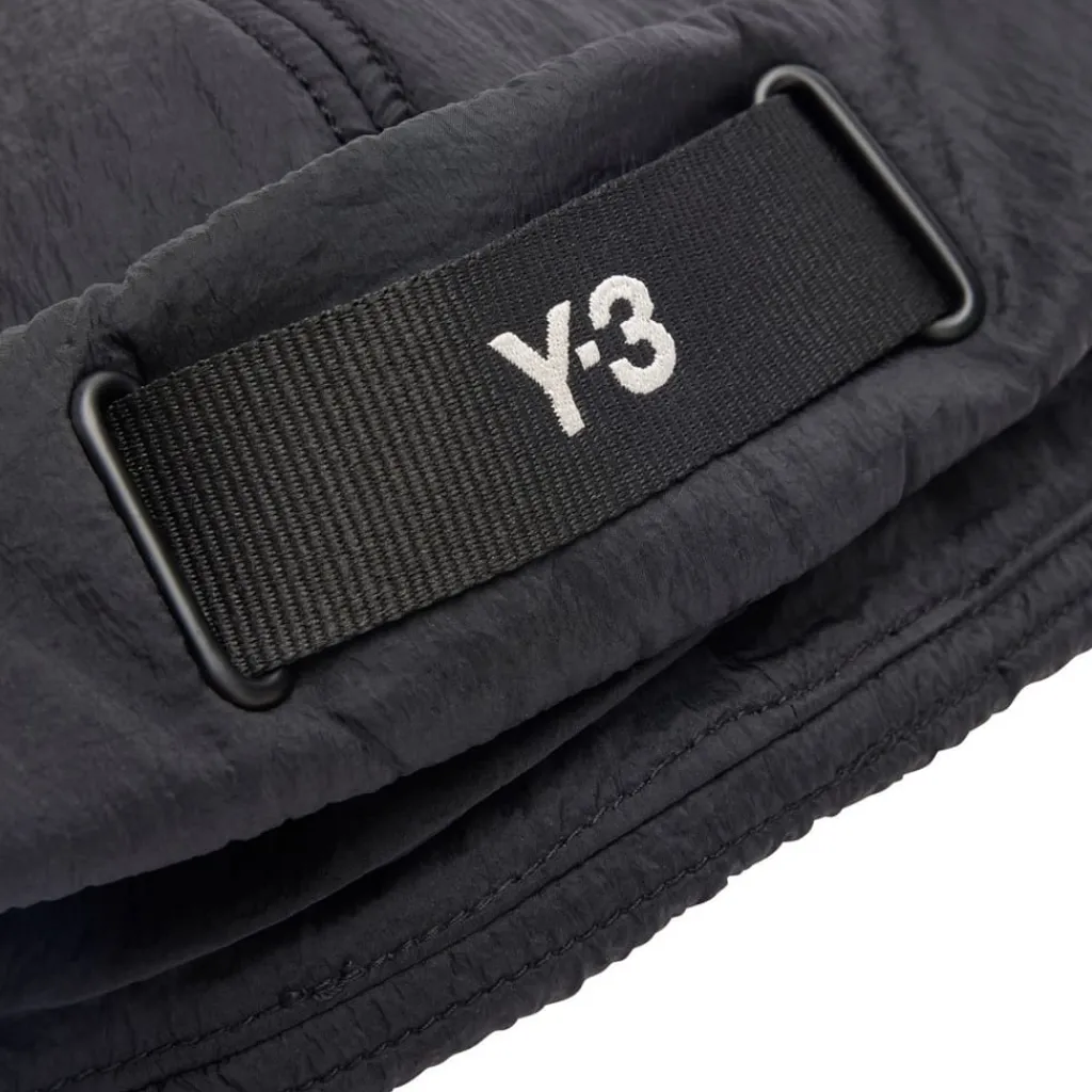 Caps-Hats*Y-3 Webbing Padded Beanie in Black